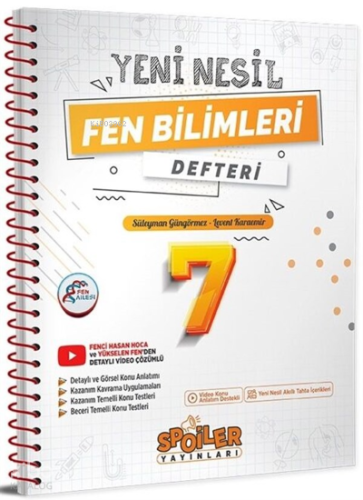 7.Sınıf Yenı Nesıl Fen Bılımlerı Defterı