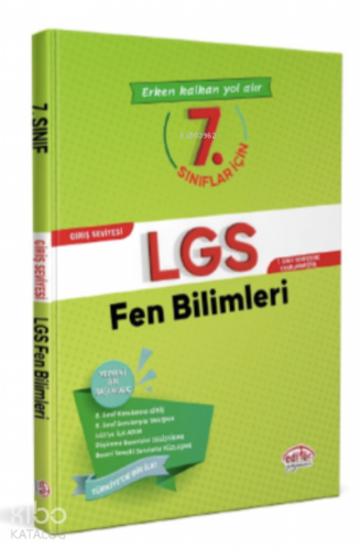 7. Sınıflar İçin LGS Fen Bilimleri