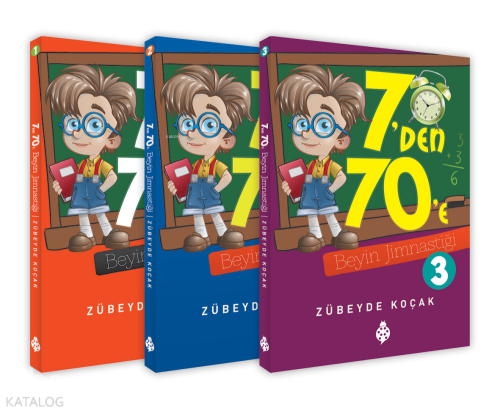7'den 70'e Beyin Jimnastiği Seti (3 Kitap)