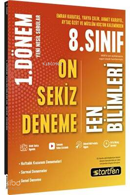 8. Sınıf 1. Dönem 18Li Fen Bilimleri Denemesi