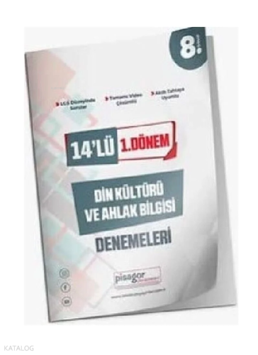 8.Sınıf 1.Dönem Din Kültürü Ve Ahlak Bilgisi Denemeleri
