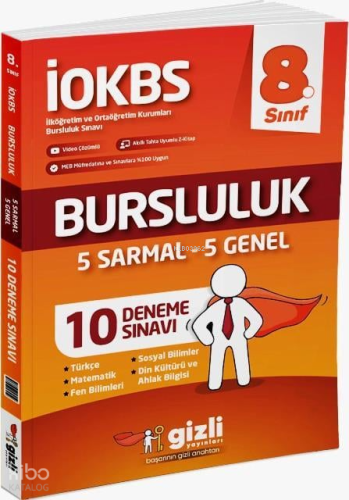8.Sınıf 10 Bursluluk Deneme | Kolektif | Gizli Yayınları (Hazırlık)