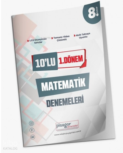 8.Sınıf 10'lü 1.Dönem Matematik Denemeleri