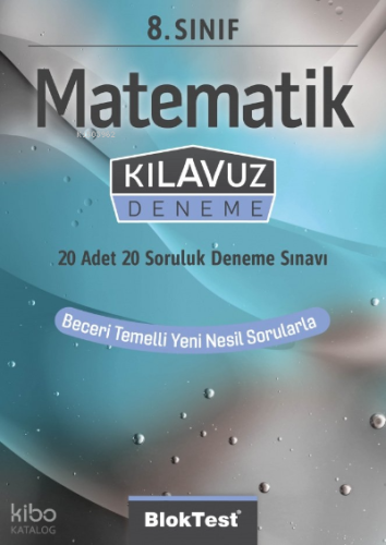 8.Sınıf Bloktest Matematik Kılavuz Deneme