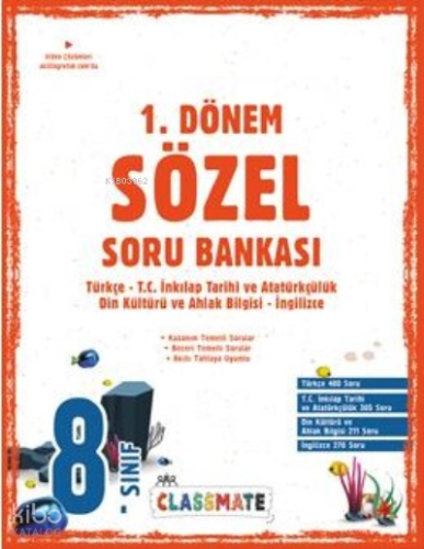 8. Sınıf Classmate 1. Dönem Sözel Soru Bankası | Kolektif | Okyanus Ya