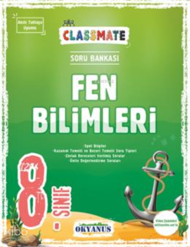 8. Sınıf Classmate Fen Bilimleri Soru Bankası