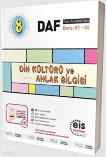 8.Sınıf - DAF - Din Kültürü ve Ahlak Bilgisi