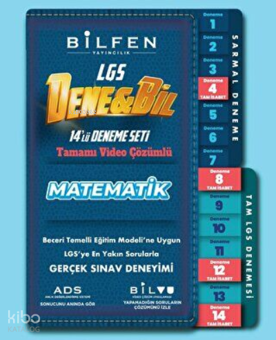 8.Sınıf Denebil Matematik 14Lü Deneme Seti