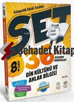 8. Sınıf Din Kültürü ve Ahlak Bilgisi 36 Haftalık Kazanım Denemeleri