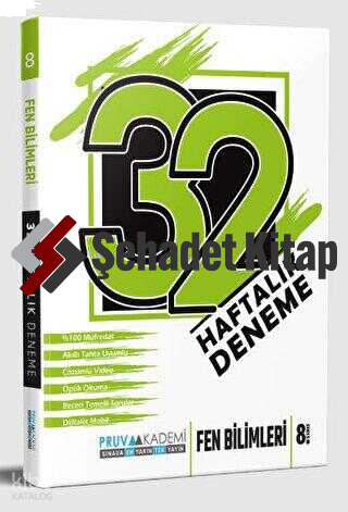 8. Sınıf Fen Bilimleri 32 Haftalık Deneme