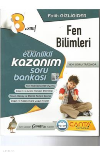 8. Sınıf Fen Bilimleri Etkinlikli Kazanım Soru Bankası (2018-2019) | F