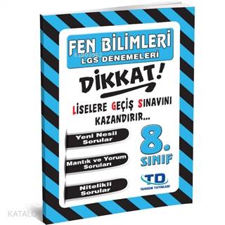8. Sınıf Fen Bilimleri LGS Denemeleri