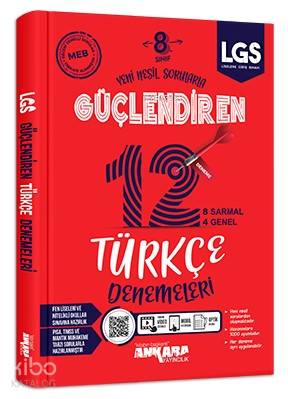 8. Sınıf Güçlendiren 12 Deneme Türkçe