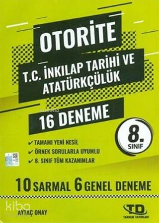 8.Sınıf İnkılap Tarihi Otorite 12 Deneme