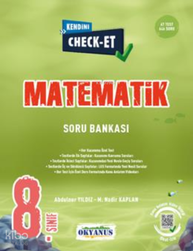 8. Sınıf Kendini Check - Et Matematik Soru Bankası | Kolektif | Okyanu