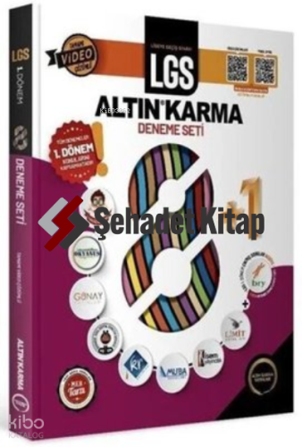 8.Sınıf LGS 1. Dönem Altın Karma 8+1 Deneme Seti | Kolektif | Altın Ka
