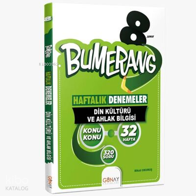8.Sınıf LGS Bumerang Din Kültürü ve Ahlak Bilgisi Denemeleri