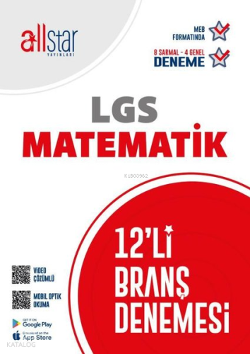 8.Sınıf LGS Fen Bİlimleri Paket Deneme 12'li