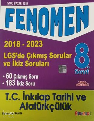 8. Sınıf LGS İnkılap Tarihi ve Atatürkçülük Çıkmış Sorular ve İkiz Soruları 2018-2023