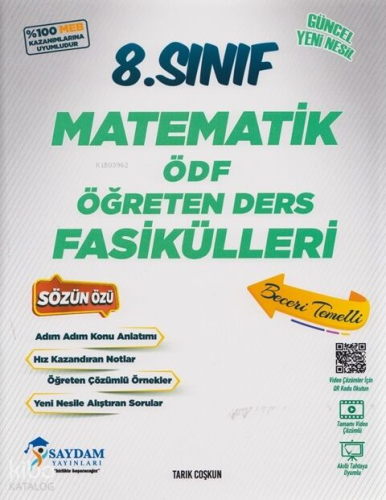 8.Sınıf Lgs Matematik Ödf Öğreten Ders Fasikülleri (Konu Özetli Soru B