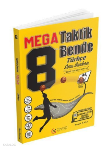 8.Sınıf LGS MEGA Taktik Bende Türkçe Soru Bankası Cevap Yayınları