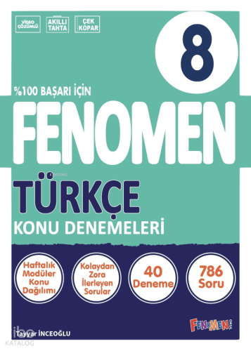 8. Sınıf LGS Türkçe Konu Denemeleri | Kolektif | Fenomen Yayıncılık