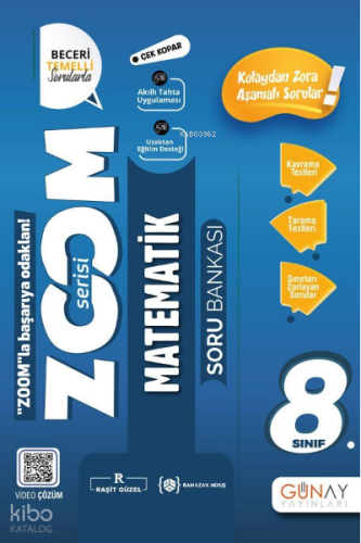 8.Sınıf LGS Yeni Zoom Matematik Soru Bankası