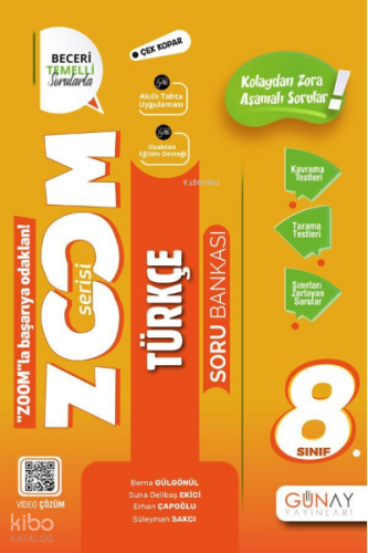 8.Sınıf LGS Yeni Zoom Türkçe Soru Bankası