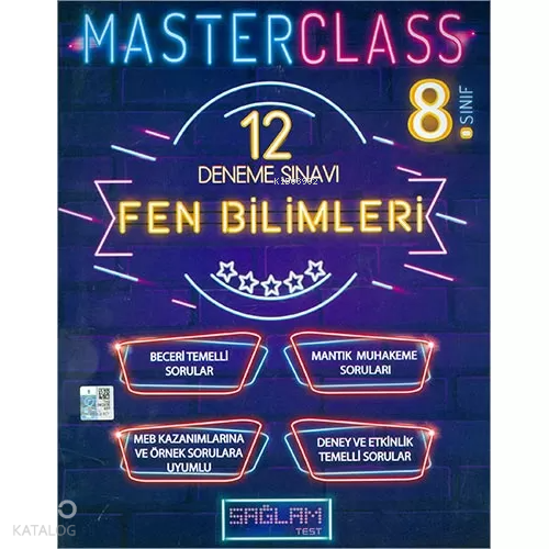 8.Sınıf Master Class Fen Bilimleri 12 Deneme