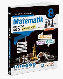 8. Sınıf Matematik Kazanım Sıralı Deneme Seti | Kolektif | Çanta Yayın