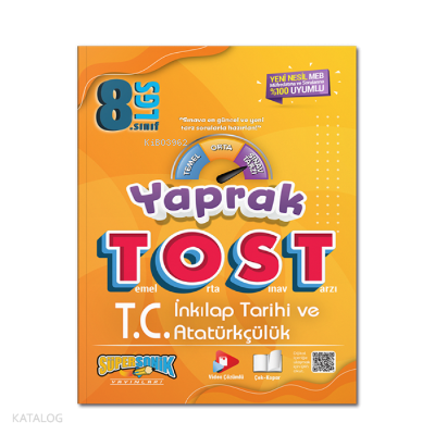 8. Sınıf Matematik Yaprak Tost | Kolektif | Süpersonik Komiks