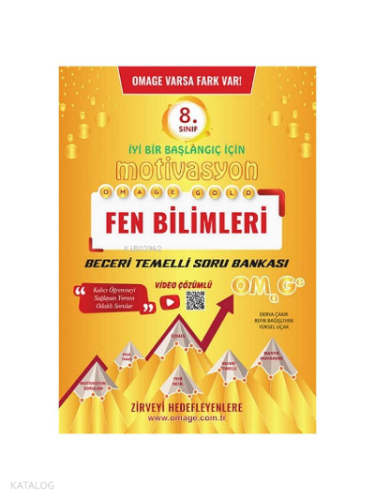 8. Sınıf Omage Motivasyon Fen Bilimleri Soru Bankası