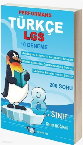 8. Sınıf Performans Türkçe LGS 10 Deneme İdol Yayınları