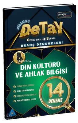 8. Sınıf Pisagor Detay 14`lü Din Kültürü ve Ahlak Bilgisi Branş Denemesi