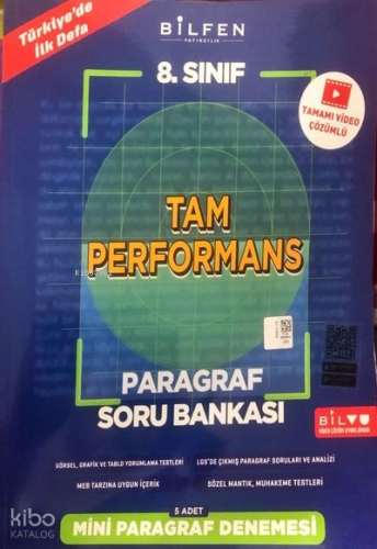8. Sınıf Tam Performans Paragraf Soru Bankası