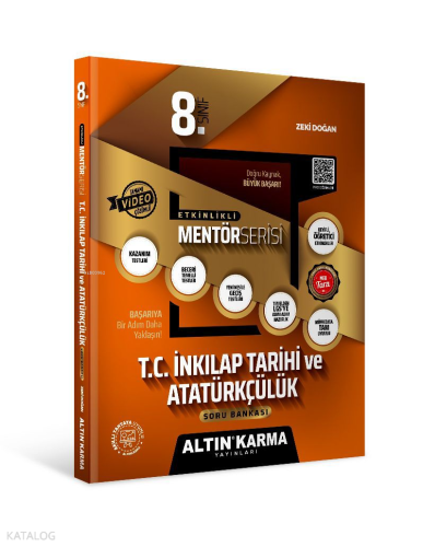 8.Sınıf TC. İnkılap Tarihi Ve Atatürkçülük Altın Etkinlikli Kazanım SB - Mentör Serisi