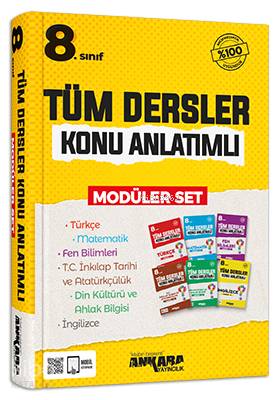 8.Sınıf Tüm Dersler Konu Anlatımlı Modüler Set
