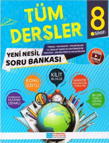 8.Sınıf Tüm Dersler Konu Özetli Soru Bankası