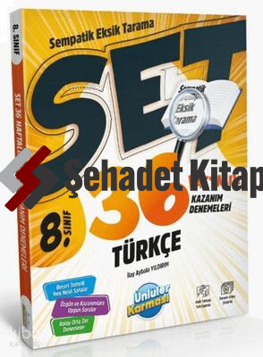8. Sınıf Türkçe 36 Haftalık Kazanım Denemeleri