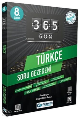 8.Sınıf Türkçe 365 Gün Soru Gezegeni | Kolektif | Gezegen Yayıncılık