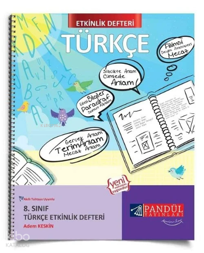8. Sınıf Türkçe Etkinlik Defteri