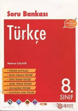8. Sınıf Türkçe Soru Bankası | Mahmut Celayir | 4 Adım Yayınları