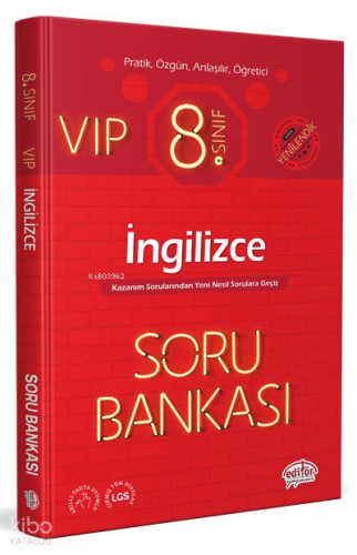 8. Sınıf VIP İngilizce Soru Bankası