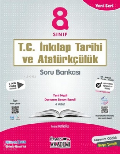8. Sınıf - Yeni Seri T.C. İNK. TAR.ve ATATÜRKÇÜLÜK - Soru Bankası | Ke