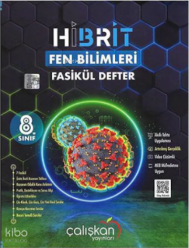 8.Snf. Hibrit Fasikül Defter / Fen Bilimleri | Kolektif | Çalışkan Yay