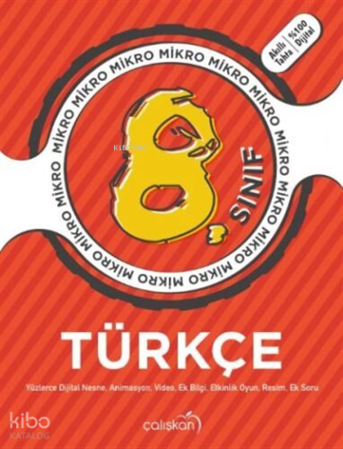 8.Snf. Mikro Konu Tarama Paketi / Türkçe (8'li)