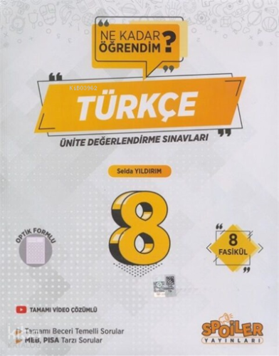 8 Uds Ne Kdr Ogrndk Turkce | Kolektif | Spoiler Yayınları (Hazırlık)