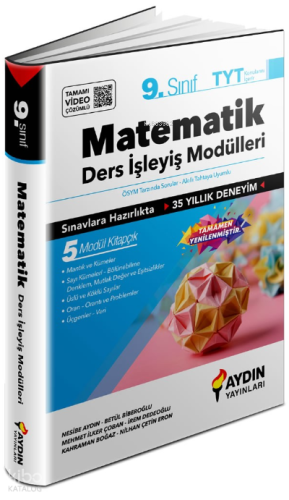 9. Sınıf Aydın Matematik Ders İşleyiş Modülleri | Kolektif | Aydın Yay