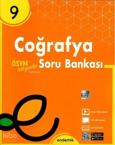 9.Sınıf Coğrafya Soru Bankası | Kolektif | Endemik Yayınları (Hazırlık