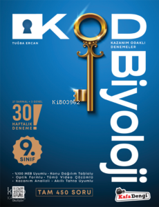 9. Sınıf KOD Biyoloji Haftalık Sarmal Deneme